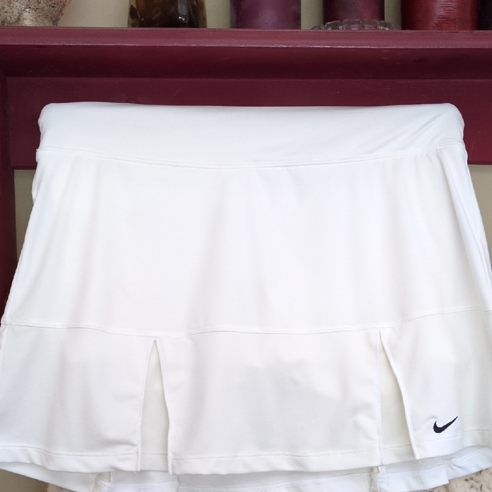 Nike White Athletic Skirt